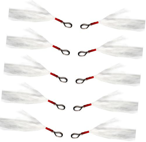 YiQinzcxg 10 cucchiaini da pesca rimovibili, per attrezzi da pesca, accessori per la pesca in acqua salata