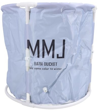 Acouto Bañera Portátil PVC Plegable Plegable Bañera Spa de Cañón Fría para una Familia Azul Adulta y y V Portátil Spa de (Lleno de estrellas)