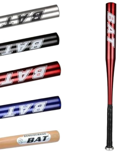 YIJIA | Bate de béisbol de Aluminio | 71,12cm(28 Pulgadas) - Bate de béisbol, Entrenamiento con Peso y Juegos de Pelota - Diseño Ergonómico para Adultos y Jóvenes - Color: Rojo