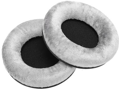 Dpofirs DT770 DT880 DT990 Ersatz-Ohrpolster – Samtweiche Memory-Schaum-Ohrpolster für Zusätzlichen Komfort, Neu für Audiophile (Gray)