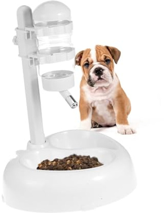 Gadpiparty Hanging Water Dispenser for Dog Cat Plastic Bottle Pet Drinking Fountain Automatic Pet Water Dispenser for Home Use