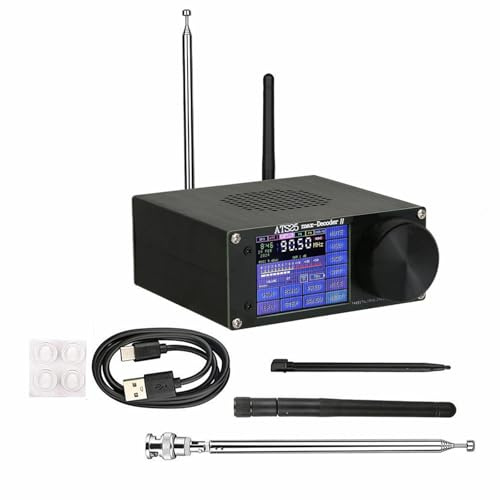 Verbesserter ATS25 Max II Vollband Funkempfänger FM SW SSB MW LW Empfänger, Tragbarer Handfunkrekorder Mit 2-in-1-Touchpen, Hochpräziser Allband-Radioempfänger