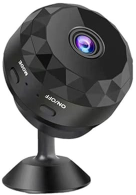 DVONE Mini Camara, 1080P HD Mini WiFi Oculta Cámara para Ver En El Movil, con Audio y Vídeo, con Batería de Larga Duración, para Exteriores/Interiores