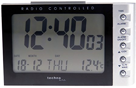 Technoline Funkwecker WT 188 mit Datums-/ Wochentagsanzeige und Innentemperaturanzeige