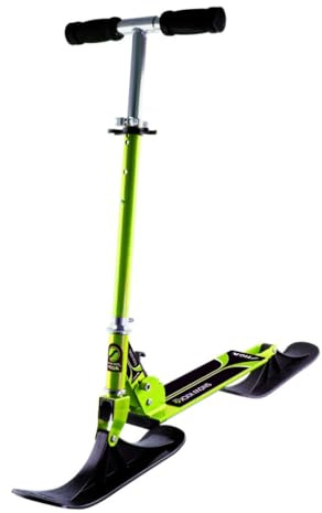STIGA Snow Kick Snösparkcykel Vikbar för Barn, limegrön