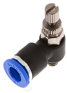 Pneumatik Mini Drosselrückschlagventile, Druckluft (R 1/8 - 6 mm)