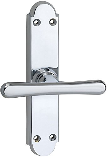 GRUNDMANN Fenstergriff Alt-Wien 920 - sichtbar geschraubt, Messing verchromt, 1 Stück,102097