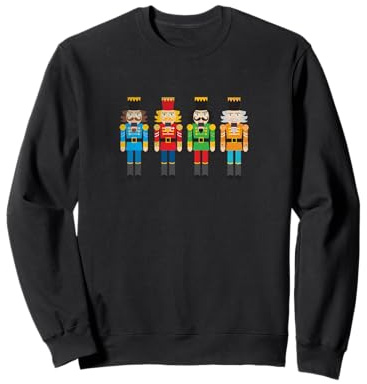 Vintage Weihnachten Nussknacker Figuren Sweatshirt