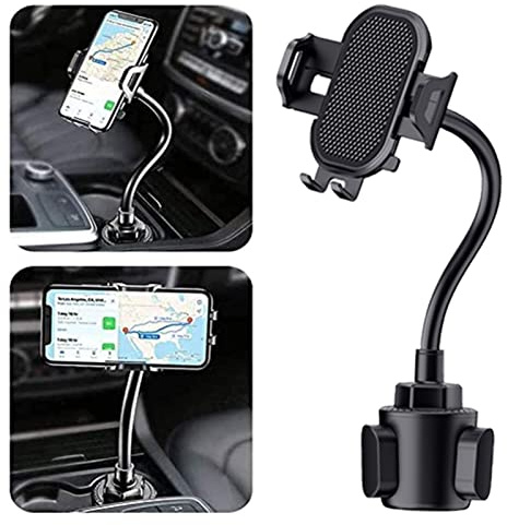 Handyhalter fürs Auto, Universal Handyhalterung Auto Getränkehalter Kompatibel mit iPhone 16 Pro Max/15/14, Phone Holder Car fürs Samsung Galaxy S24 Ultra/S23/S22