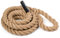 COSTWAY Gym Kletterseil, Übungsseil mit Gummigriffen, Sportseil aus Juteseil, Trainingsseil für Kraft- und Fitnesstraining, Ganzkörpertraining (3M)