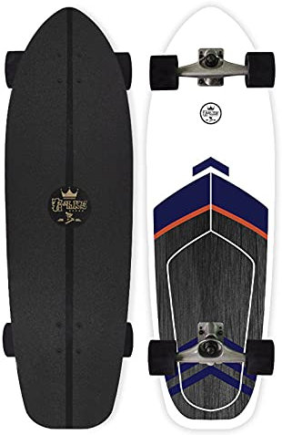 VOMI Surf Skateboards Pumping Carving Surfskate Klassisch C4 Truck, 7 Lagen kanadisches Ahornholz, ABEC 11 Kugellagern, 70×51mm Street Rad, Für Kinder Jugendliche und Erwachsene, Mit T-Tool,C