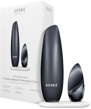 GESKE | SmartAppGuided™ Touchless Magnetic Peeling Mask 5 in 1 | Magnetische Gesichtsmaske | Entfernt Unreinheiten | Facemask | Porenreinigung | Pflege für Frauen & Männer | Gesichtsmasken | SmartAppGuided™ | Entfernt Unreinheiten | Facemask | Porenreinigung | Pflege für Frauen & Männer | Gesichtsmaske