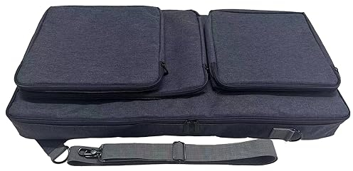 Hzycwgone Controller DJ portatile Custodia da viaggio Borsa a tracolla Zaino per Pioneer DJ DDJ-FLX6/DDJ SX SX2 SX3/DDJ 800 808 Mixer DJ,cuffie,tablet,cavo,caricabatterie,accessori(Grigio-bluastro)