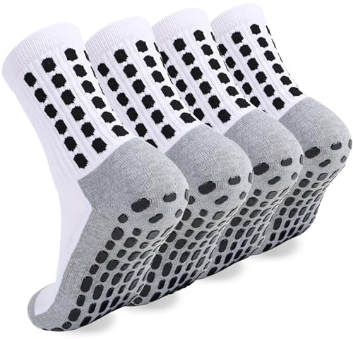 ZXOLDZX Soccer Grip Socks Non Slip Football Basketball Socks for Men Women