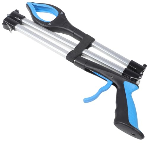 minkissy Three-fold Garbage Clip Foldable Grabber for Trash Long Trash Picker Garbage Tool Grabber Tool Foldable Picker Home Gadgets and Accessories Used for Picking up in Outdoor Scenarios