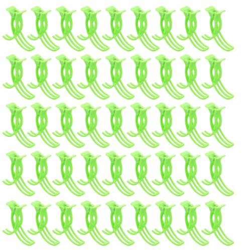 IMIKEYA 50 Pcs Pinces À Légumes Attachées Pinces À Légumes Anti-Brûlure Épicée Marmite Alimentaire Pinces À Salade Pour Pain Gâteau Cuisson Cuisine Traiteur Ustensile