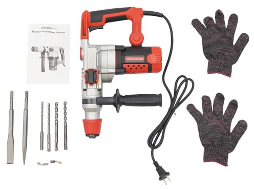 MEELRYD Schlagbohrmaschine, 2200 Watt Elektro Bohrschrauber 0-930r/min mit Schnellspannbohrfutter für Haus und Garten DIY Projekt great for everyday drilling tasks