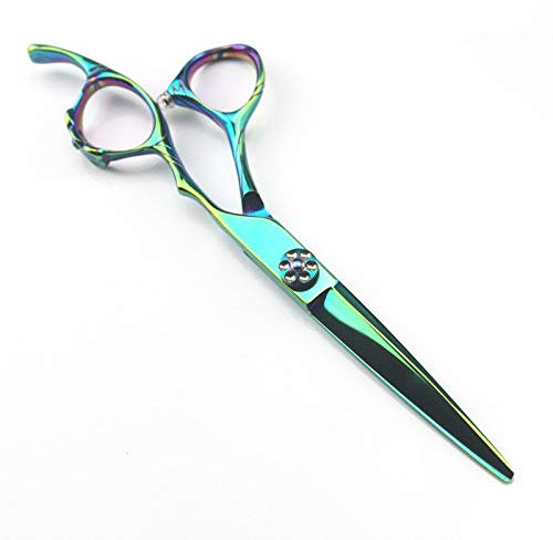 AYCDL Friseurschere, Haarschneideschere, 6 Zoll, Japan 440C, Grün, Zum Schneiden, Für Friseursalons, Zum Effilierscheren, Friseurschere,Schneiden-Q