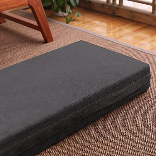 Weiches, rutschfestes Bankkissen für drinnen und draußen, für Esszimmer, Terrasse, Schaukelstuhl, waschbar, Sitzkissen für Sofa, Stuhl, Erkerfenster, Schrank, Möbel, Polsterauflage für zusätzlichen