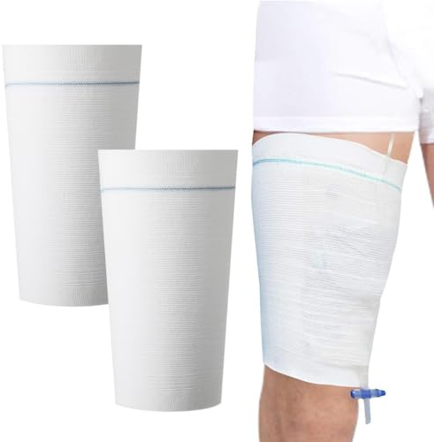 Katheter-Beinbeutelhalter 2 Stück Katheter Beinbeutel Halter Katheter-Ärmel Urin-Beinbeutel Harninkontinenz Katheter Zubehör