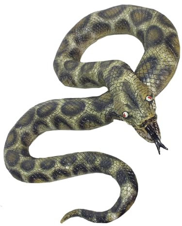 Smiffys Snake, Green Python Look a Like, 180cm, Halloween Fancy Dress Accessory, Halloween Fancy Dress Accessories Dress Up Halloween decorations