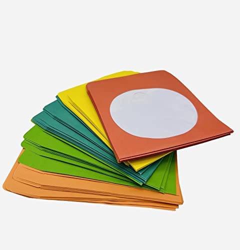 farbigem Papier CD Sleeves, 50PK von dragontrading®