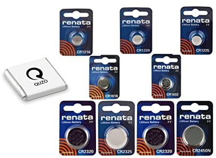 Renata CR2032 Lot de 5 piles bouton