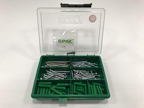 Spax Universal Screws and Dowel Set, 161 Pieces