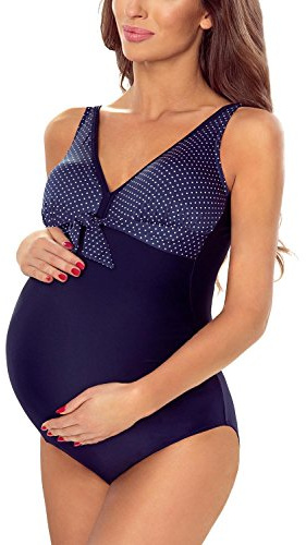 VIVISENCE Maillot De Bain Une Pièce pour Femmes Enceintes 3503