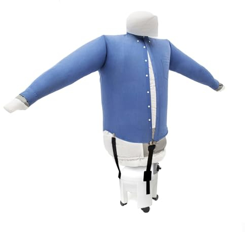 EOLO Stira Camicie SA02 ECO Asciuga Automatico Camicie Camicette Stiratrice Asciugatrice Omino Gonfiabile Ferro Stiro Verticale Robot 4 Ruote 3 Programmi Made in Italy Garanzia 5 Anni Efficienza A++