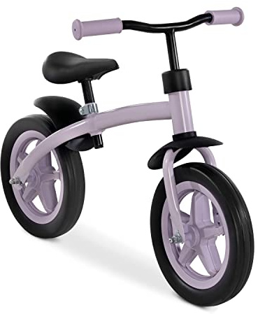 hauck Laufrad Super Rider 12 für Kinder 2-4 Jahre mit 12 Zoll Reifen, Höhenverstellbaren Sattel & Lenker, Training von Gleichgewicht & Motorik (Lavender)