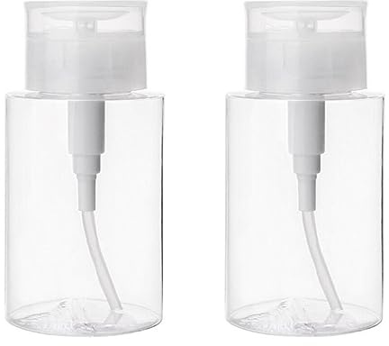 minkissy 2pcs Sub-packing Press The Bottle Travel Containers for Toiletries Travel Lotion Container Travel Size Toiletries Containers Dispenser Push down Travel Micellar Water Liquid Holder