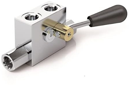 Hydraulisches Einzelpilot-Rückschlagventil 3/8 mit manueller Abschaltung, VBPSE 3/8 L C/RUB