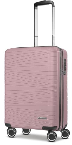 Franky Dallas 3.0 Hartschalen-Trolley mit 4 Rollen S 55 cm | Ausgestattet mit TSA-Schloss, Dehnfalte, Innenfächer, Leicht | Carry on Luggage für Männer-Frauen - Ideal für Flug-Geschäftsreisen