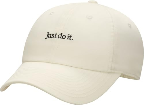 Nike Club Unstrukturierte JDI Cap, Coconut Milk/Black, FB5370-113, M/L