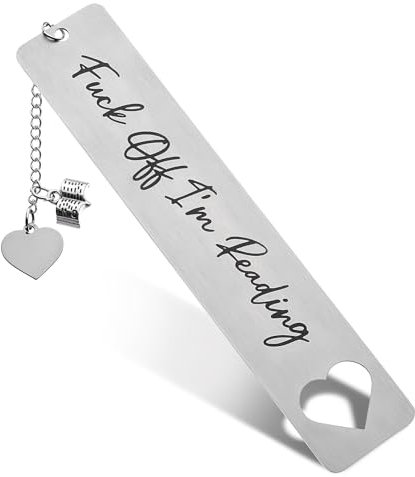 Tyqour Metall Lustige Lesezeichen Lustig Geschenke für Buchliebhaber Frauen Beste Freundin Geburtstagsgeschenk Funny Bookmark für Leseratten lehrerin Freundschaft Geschenke Lesen Bücher Buch Zubehör