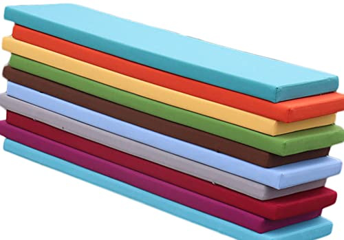 Wasserdichtes Outdoor-Bankkissen für Gartenmöbel, 2-/3-/4-Sitzer, Terrassenbankkissen, für drinnen und draußen, Bankauflage für Küche, Essbank, Schaukelstuhl, Blau, 90 x 40 x 5 cm