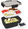 Bugucat Lunchbox Erwachsene 2000ML,Auslaufsichere Brotdose Erwachsene Bento Box mit Fächern für Kinder,Salatbehälter Salatbox to Go mit Gabel,Brotdose Frühstücksbox für Schule Picknick,Schwarz