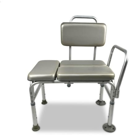 Sedia Vasca Da Bagno Per Anziani Con Bracciolo Schienale,Sedile Per Vasca Da Bagno Antiscivolo,Sedia Trasferimento Doccia,Sedia Vasca Disabili Regolabile Con Appoggi,Fino A 120 Kg
