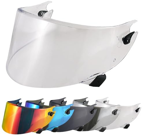 VCOROS Visiere Casque Moto pour Shark Race R Pro GP Speed R Race-R Pro GP | Visière de Casque,Remplacement de Visière de Lentille de Casque de Bouclier de Vent de Moto pour Le Casque intégral