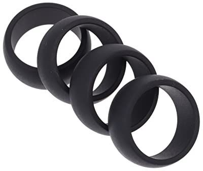YARNOW 4stücke Silikon-fingerringe Zum Schutz Sport-ringe Für Outdoor-aktivitäten Trainings-accessoires Flexible Fingerschmuck Für Fitness Und Freizeit