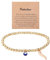 Mikovivi Evil Eye Bracelets for Women, Gold Stainless Steel Beaded Protection Bracelet With Italian Horns Charm Dainty Trendy Animal Elastic Jewelry Gifts for Women Accessories
