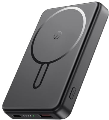 COOAV for Magsafe Battery Pack, 12000mAh Magnetic Portable Charger Power Bank PD 22.5W Fast Charging, USB C in & Out Wireless Battery Pack Phone Charger for iPhone 16/15/14/13/12 All Series