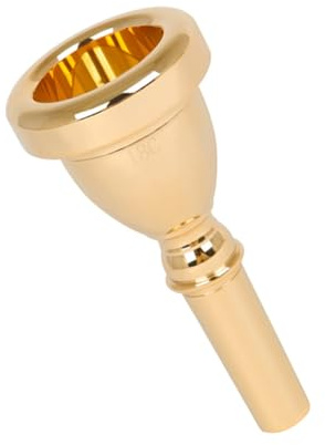 HIAKDOFT Tuba Mundstück 14mm Messing Tuba Ersatzteil für Musikinstrumente Kompatibles Blasinstrumentenzubehör für Anfänger und Profis