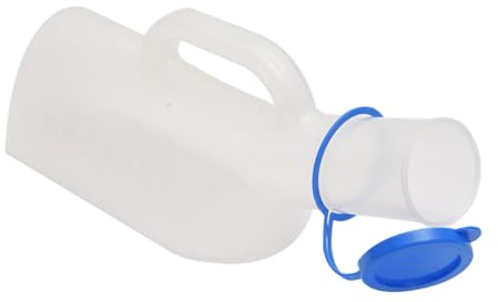 BESTYASH Large Capacity Male Urinal Bottle 1000ml with Lid Plastic Patient Urine Container for Elderly Bedridden Adults and Children Bathroom Safety Aid