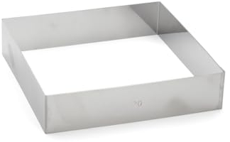 DE BUYER -3906.20 -cercle carre inox f 17 ht 4.5cm - 20cm, Argent