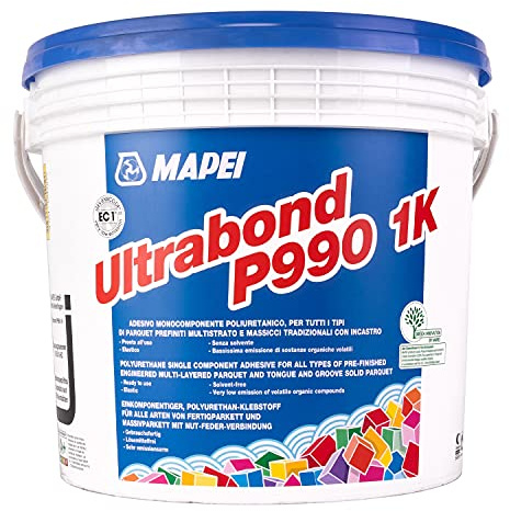 Einkomponentiger elastischer Parkettkleber MAPEI ULTRABOND P990 1K 7kg