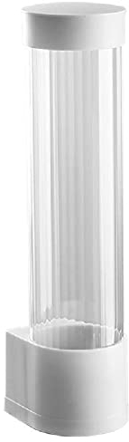 Abcsweet Dispenser per Bicchieri A Tirante Facile da Installare Portabicchieri Montabili Bicchieri A Fondo Montaggio Dell'erogatore dell'Acqua Supporti in Plastica