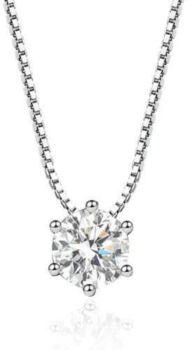 Lawanda Halskette Damen Silber,Ketten für Mädchen, Silber Kette, Geschenke für Frauen (Kette)