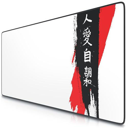 TITANWOLF Tapis de Souris Gaming XXL 900x400mm, Mouse Pad Mat, sous-Main Bureau Gamer Extra Large en Tissu, Base antidérapante, Haute précision et Vitesse, pour Souris claviers Roccat Razer Logitech